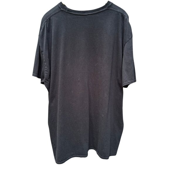 Marvel Black Panther Black Tee Aqua Blue Gray Graphic 100% Cotton Men's 3XL - Picture 2 of 3